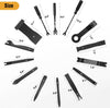 GOOACC - GRC-33 240PCS Bumper Retainer Clips Car Plastic Rivets Fasteners Push Retainer Kit Most Popular Sizes Auto Push Pin Rivets Set -Door Trim Panel Fender Clips for GM Ford Toyota Honda Chrysler