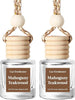 HoogaLife Car Air Freshener Diffuser 2 Pack Hanging Air Freshener Diffuser - Vanilla Cream Fragrance Oil Air D iffuser for Car, 45+ days Long Lasting Fragrance Made in USA C ar Air Fresheners
