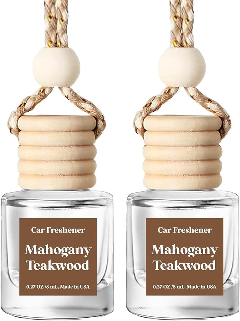 HoogaLife Car Air Freshener Diffuser 2 Pack Hanging Air Freshener Diffuser - Vanilla Cream Fragrance Oil Air D iffuser for Car, 45+ days Long Lasting Fragrance Made in USA C ar Air Fresheners