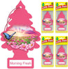 LITTLE TREES Air Fresheners Car Air Freshener. Hanging Tree Provides Long Lasting Scent for Auto or Home. Black Ice, 24 Air Fresheners