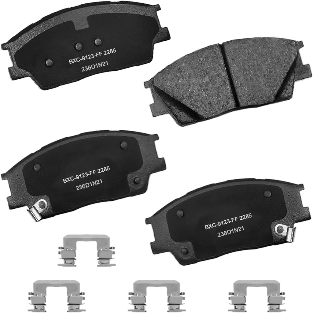 Bendix Premium SBC1363 Ceramic Front Brake Pads for Cadillac Escalade, ESV,EXT,XTS,Chevrolet Avalanche,Cheyenne,Express 1500,Silverado Classic,LD,Suburban,Tahoe,GMC Savana Sierra,Limited,Yukon,XL,