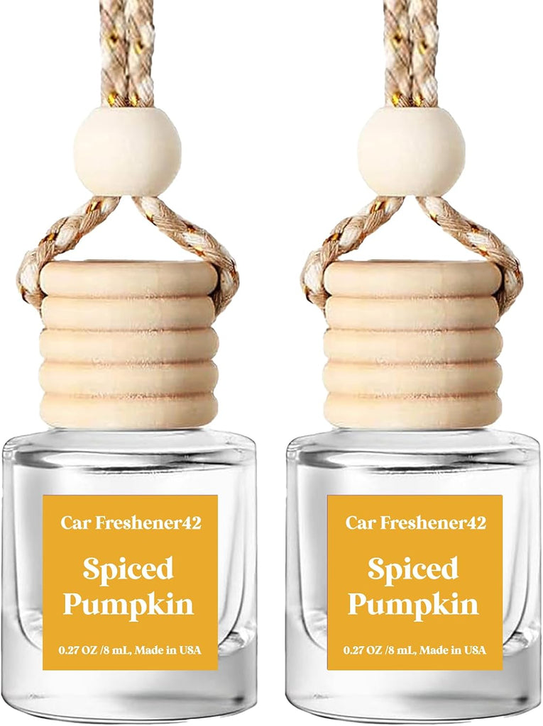 HoogaLife Car Air Freshener Diffuser 2 Pack Hanging Air Freshener Diffuser - Vanilla Cream Fragrance Oil Air D iffuser for Car, 45+ days Long Lasting Fragrance Made in USA C ar Air Fresheners