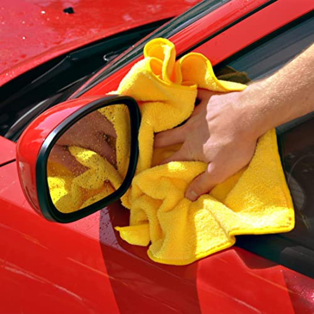 Kirkland Signature Ultra Plush Microfiber Towel, Yellow, 16 in x 16 in, 36-count