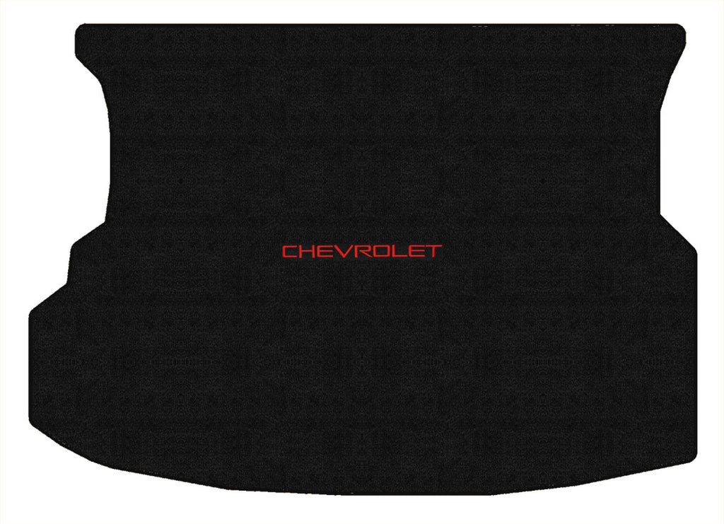 Lloyd Luxe Trunk Carpet Mat for '72-76 Chevy Caprice W/Chevy Red on Black Logo