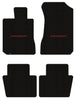 Lloyd Loop Front & Rear Mats for '90-94 Lumina W/Chevy Red on Black