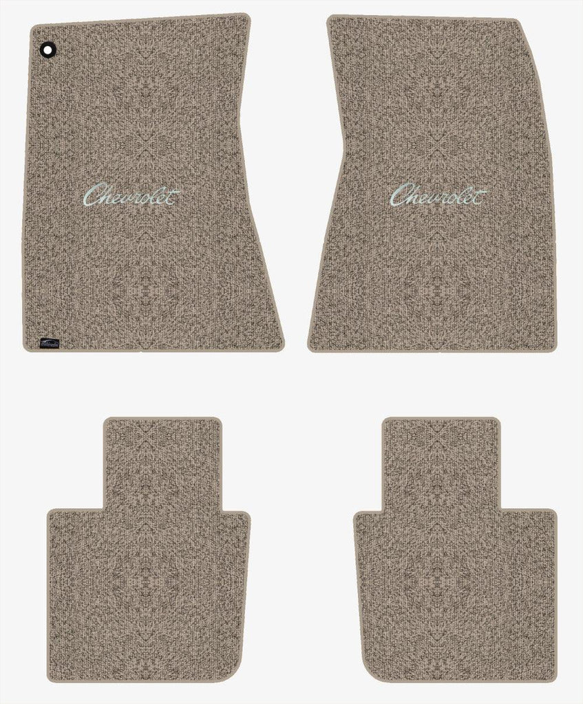 Lloyd Berber Front & Rear Mats for '68-69 Chevy Malibu W/Silver Chevy Letters