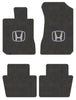 Lloyd Ultimat Front & Rear Mats for '96-00 Honda Civic W/Silver on Black Honda H