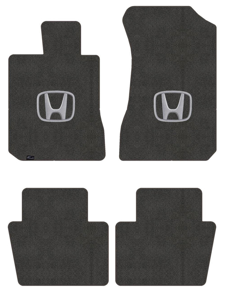 Lloyd Ultimat Front & Rear Mats for '96-00 Honda Civic W/Silver on Black Honda H
