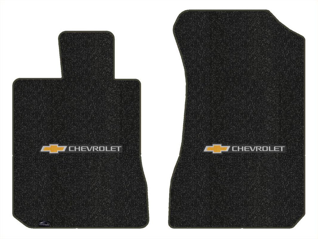 Lloyd Berber Front Carpet Mats for '06-07 Chevy Malibu W/Chevy Bowtie & Word