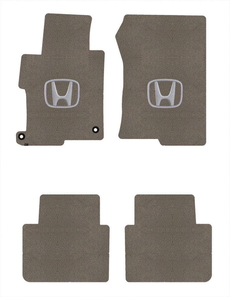 Lloyd Loop Front & Rear Mats for '13-17 Accord W/Silver on Black Honda H