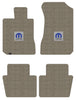 Lloyd Luxe Front & Rear Carpet Mats for '93-94 Dodge Colt W/Blue M-Mopar Logo