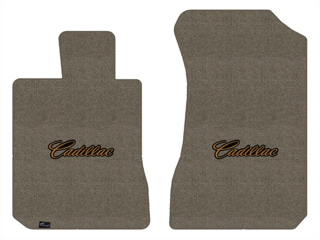 Lloyd Ultimat Front Mats for '65-66 Cadillac Calais W/Gold on Black Cadillac