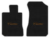 Lloyd Velourtex Front Mats for '69-70 Cadillac Calais W/Gold on Black Cadillac