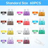 JOREST 300Pcs Car Fuse Assortment Kit, 160 Mini Blade Fuses Automotive + 90 Standard Auto Fuses + 50 Micro + Puller – Replacement for RV Camper Boat Truck (2Amp 3A 5A 7.5A 10A 15A 20A 25A 30A 35A 40A)