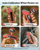 ETENWOLF T300 Digital Tire Pressure Gauge 3-200 PSI, Industrial Tire Gauge Calibrated to ANSI B40.7 Grade 2A(Plus-Minus 0.5%), Replaceable AAA Batteries (Vivid Orange)