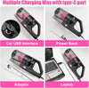 Viewsun 17pcs Car Cleaning Kit, Pink Car Interior Detailing Kit with High Power Handheld Vacuum, Detailing Brush Set, Windshield Cleaner, Cleaning Gel, Complete Auto Accessories for Women Gift
