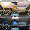 Jeep Windshield Sunshade | Protects Sun Visor from UV and Heat Protection | Fits for Wrangler, Gladiator, and Rubicon Models | Keeps Your Car Cool and Comfort | X-Small (60" x 21")
