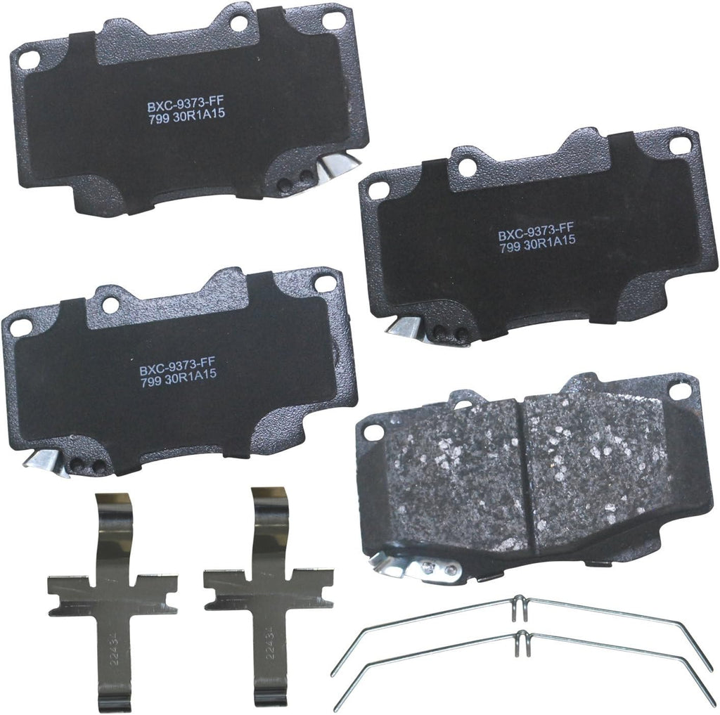 Bendix Premium SBC1363 Ceramic Front Brake Pads for Cadillac Escalade, ESV,EXT,XTS,Chevrolet Avalanche,Cheyenne,Express 1500,Silverado Classic,LD,Suburban,Tahoe,GMC Savana Sierra,Limited,Yukon,XL,