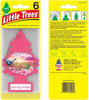 LITTLE TREES Air Fresheners Car Air Freshener. Hanging Tree Provides Long Lasting Scent for Auto or Home. Black Ice, 24 Air Fresheners
