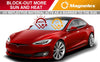 Magnelex Car Windshield Sunshade | Innovative No-Light-Pass Technology for Maximum Protection | Foldable Sun Shade Keeps Your Vehicle Cool | Fit for Cars, Trucks, and SUVs | Large (63 x 33.8 in)