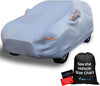 EzyShade 10-Layer Car Cover Waterproof All Weather - See Vehicle Size-Chart - Car Covers for Automobiles & Car Snow Cover - Full Exterior Covers - Winter Rain Sun SUV Sedan. Size A4 (See SizeChart)
