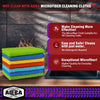 AIDEA Microfiber Cleaning Cloth, 50PK, Microfiber Towels for Cars, Premium All Purpose Car Cloths, Dusting Cloth Cleaning Rags, Absorbent Towels for SUVs, House, Kitchen, Window, 12"×12"