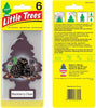 LITTLE TREES Air Fresheners Car Air Freshener. Hanging Tree Provides Long Lasting Scent for Auto or Home. Black Ice, 24 Air Fresheners