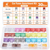 JOREST 300Pcs Car Fuse Assortment Kit, 160 Mini Blade Fuses Automotive + 90 Standard Auto Fuses + 50 Micro + Puller – Replacement for RV Camper Boat Truck (2Amp 3A 5A 7.5A 10A 15A 20A 25A 30A 35A 40A)