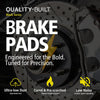 QUALITY-BUILT Black Series Ceramic Front Brake Pads 1003-0741C Compatible with 1998-2002 Chevrolet Prizm; 1998-2002 Toyota Corolla