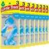 LITTLE TREES Air Fresheners Car Air Freshener. Hanging Tree Provides Long Lasting Scent for Auto or Home. Black Ice, 24 Air Fresheners