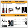 GOOACC - GRC-33 240PCS Bumper Retainer Clips Car Plastic Rivets Fasteners Push Retainer Kit Most Popular Sizes Auto Push Pin Rivets Set -Door Trim Panel Fender Clips for GM Ford Toyota Honda Chrysler