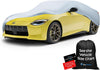 EzyShade 10-Layer Car Cover Waterproof All Weather - See Vehicle Size-Chart - Car Covers for Automobiles & Car Snow Cover - Full Exterior Covers - Winter Rain Sun SUV Sedan. Size A4 (See SizeChart)