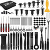 GOOACC - GRC-33 240PCS Bumper Retainer Clips Car Plastic Rivets Fasteners Push Retainer Kit Most Popular Sizes Auto Push Pin Rivets Set -Door Trim Panel Fender Clips for GM Ford Toyota Honda Chrysler