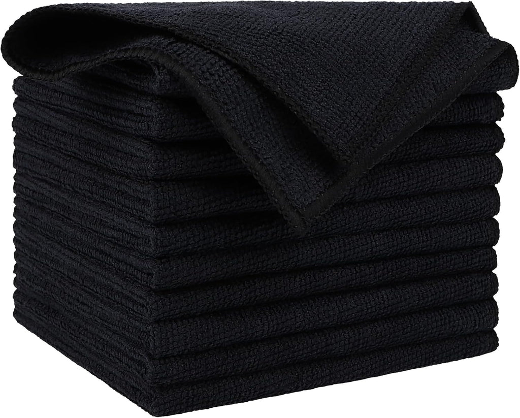 AIDEA Microfiber Cleaning Cloth, 50PK, Microfiber Towels for Cars, Premium All Purpose Car Cloths, Dusting Cloth Cleaning Rags, Absorbent Towels for SUVs, House, Kitchen, Window, 12"×12"
