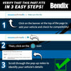 Bendix Premium SBC1363 Ceramic Front Brake Pads for Cadillac Escalade, ESV,EXT,XTS,Chevrolet Avalanche,Cheyenne,Express 1500,Silverado Classic,LD,Suburban,Tahoe,GMC Savana Sierra,Limited,Yukon,XL,