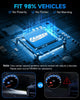 FAHREN H1 Fog Bulbs, 28000LM Brightness 1:1 Mini Size No Adapter Needed Plug & Play, 6500k White with 16 CSP Chips, Canbus Ready Non-Polarity H1 Light Bulb with Turbo Fan, IP68 Waterproof Pack of 2