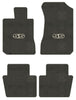Lloyd Velourtex Front & Rear Mats for '69-71 Chevy Impala W/Black on Silver SS