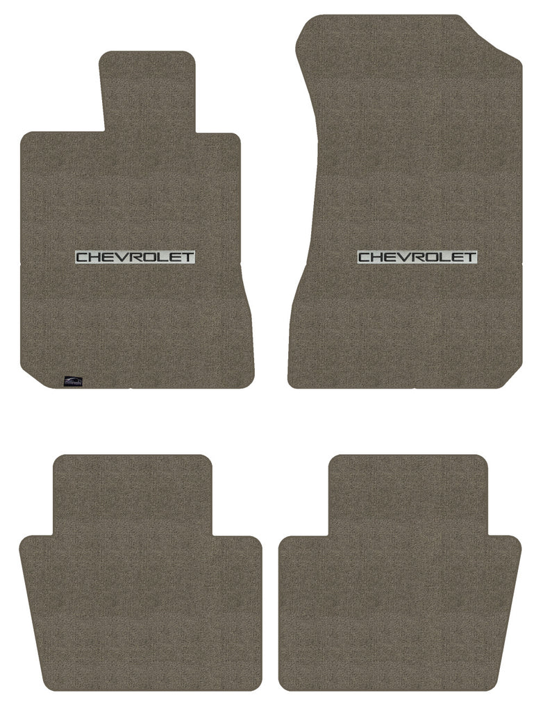 Lloyd Ultimat Front & Rear Mats for '99-04 Chevy Tracker W/Chevy Black on Silver