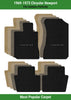 Lloyd Ultimat Front & Rear Mats for '69-73 Newport W/Silver on Black Chrysler