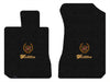 Lloyd Luxe Front Mats for '67-68 Calais W/Cadillac Crest 2 Gold W/Black on Gold