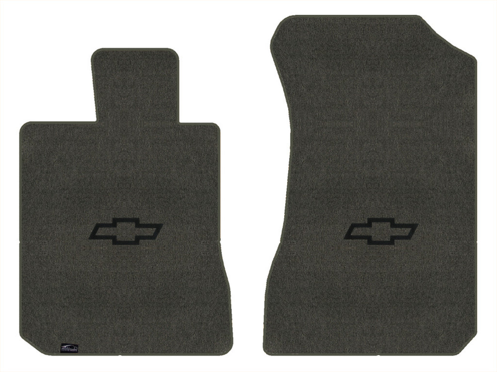 Lloyd Velourtex Front Mats for '96-98 Chevy Tracker W/Black Outline Chevy Bowtie