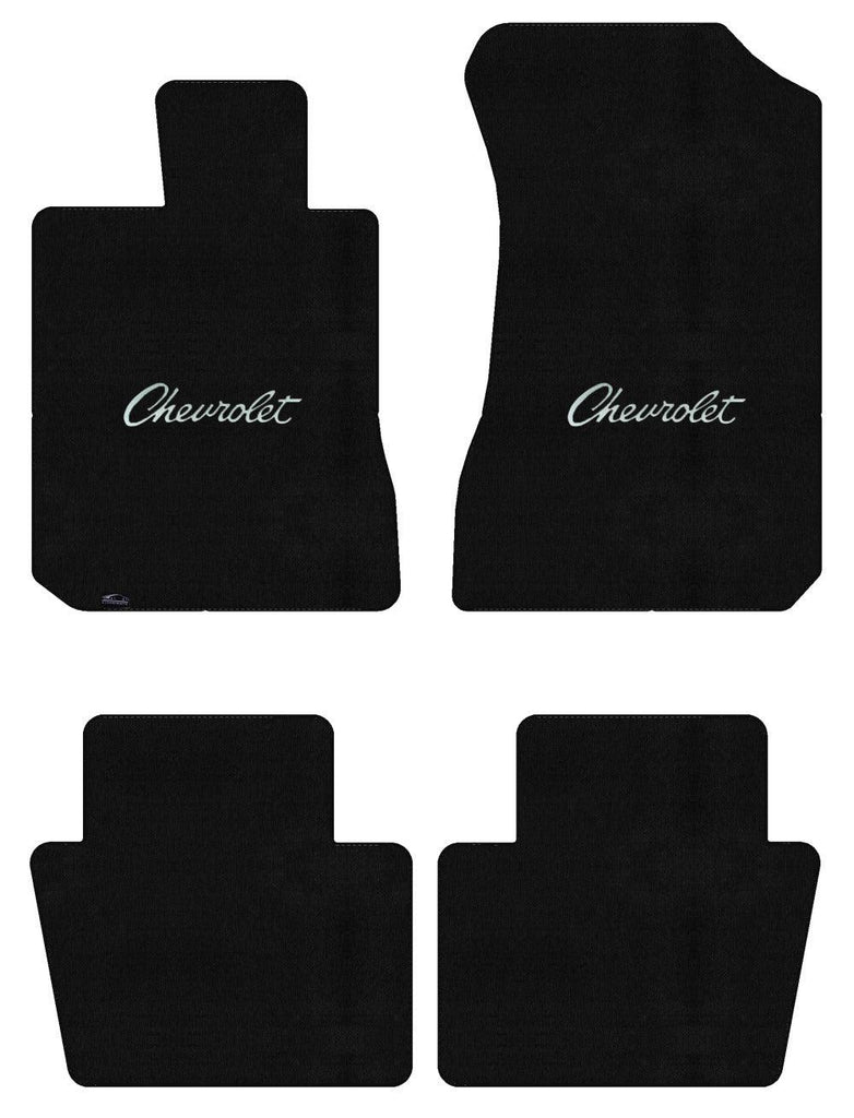 Lloyd Velourtex Front & Rear Mats for '72-76 Chevy Caprice W/Red Chevy Letters