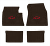 Lloyd Ultimat Front & Rear Mats for '59-60 Bel Air W/Red Chevy Outline Bowtie