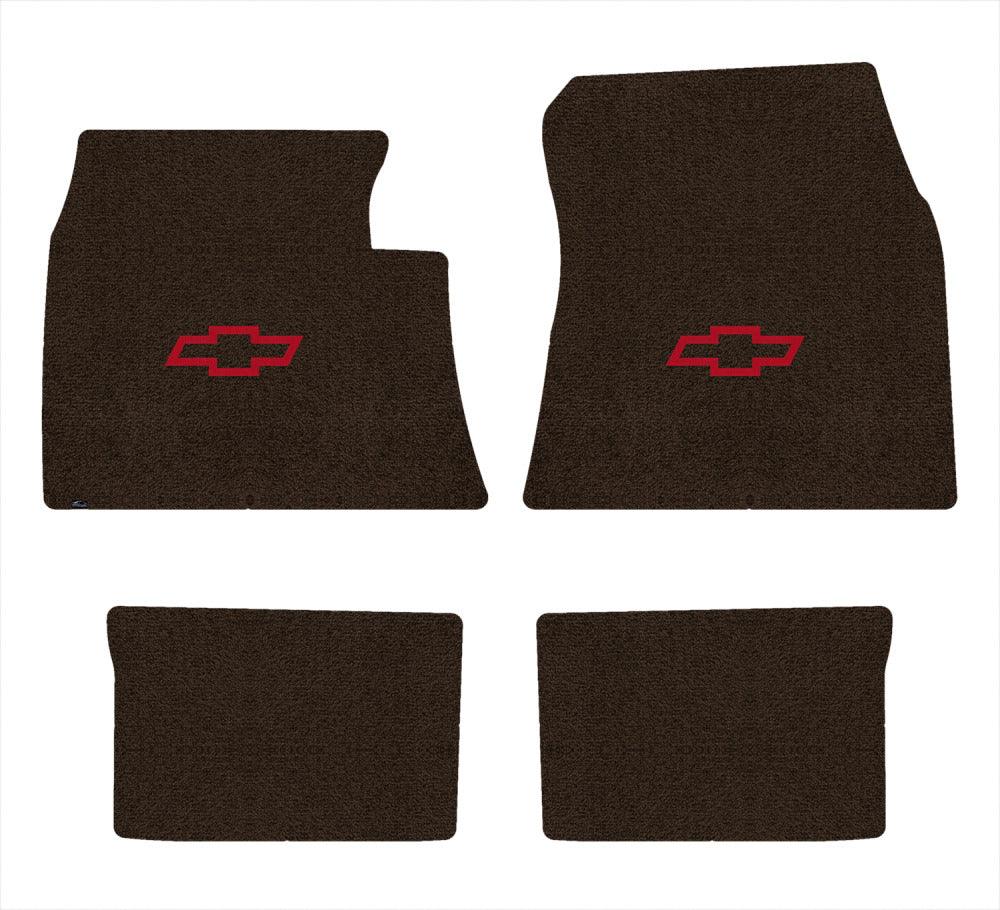 Lloyd Ultimat Front & Rear Mats for '59-60 Bel Air W/Red Chevy Outline Bowtie