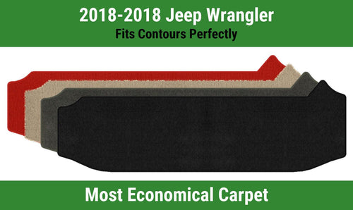 Lloyd Velourtex Small Cargo Carpet Mat for 2018 Jeep Wrangler