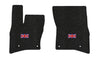 Lloyd Berber Front Carpet Mats for '20-22 Land Rover Defender 110 W/British Flag