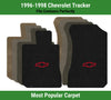 Lloyd Ultimat Front Mats for '96-98 Chevy Tracker W/Red Chevy Outline Bowtie