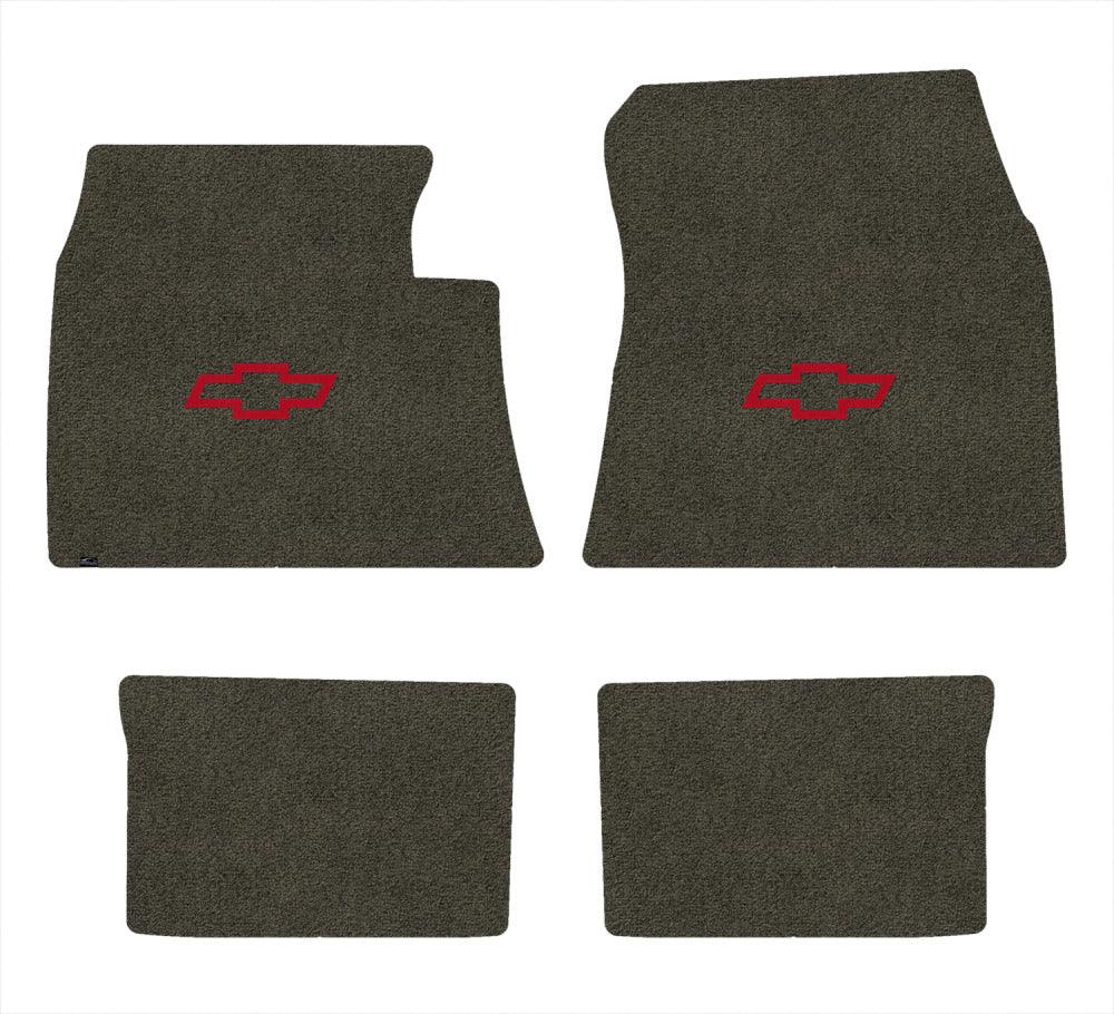 Lloyd Ultimat Front & Rear Mats for '59-60 Bel Air W/Red Chevy Outline Bowtie