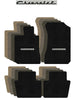 Lloyd Ultimat Front & Rear Mats for '58 Chevy Biscayne W/Black on Silver Chevy