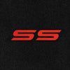 Lloyd Classic Loop Front Mats for '06-07 Chevy Malibu W/Ss Letters Red on Black